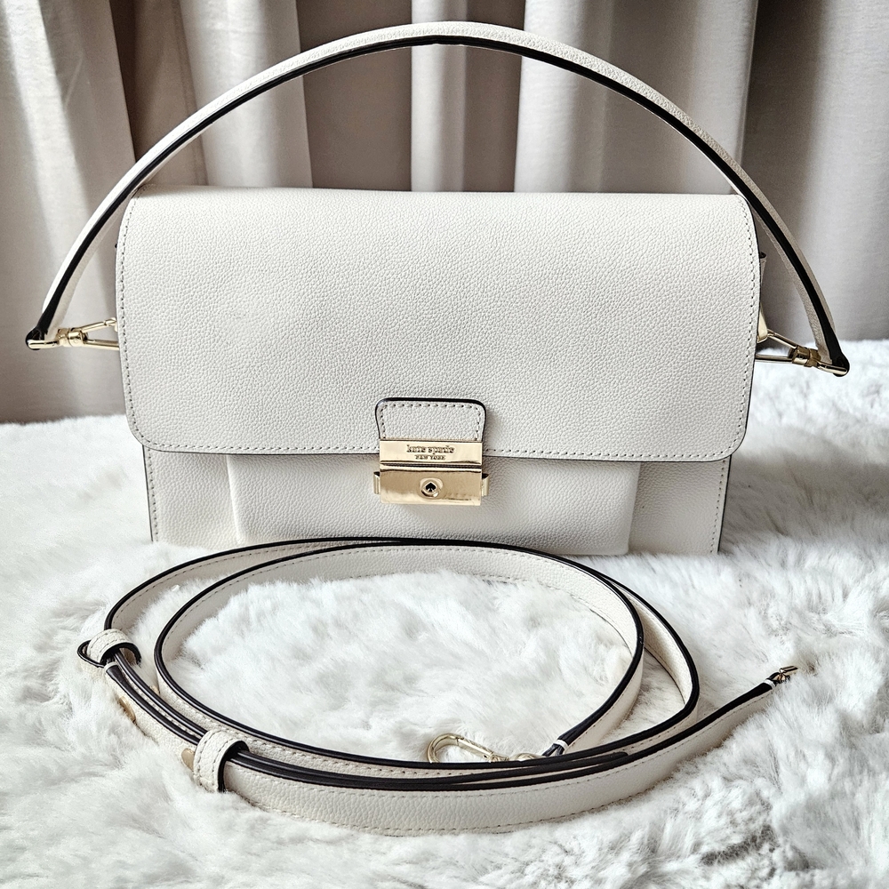 Kate Spade White Leather Shoulder Bag